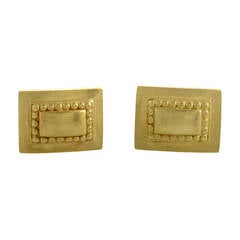 Kieselstein-Cord Etruscan Yellow Gold Earrings