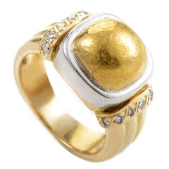 Chaumet Diamond Multi-Gold Ring