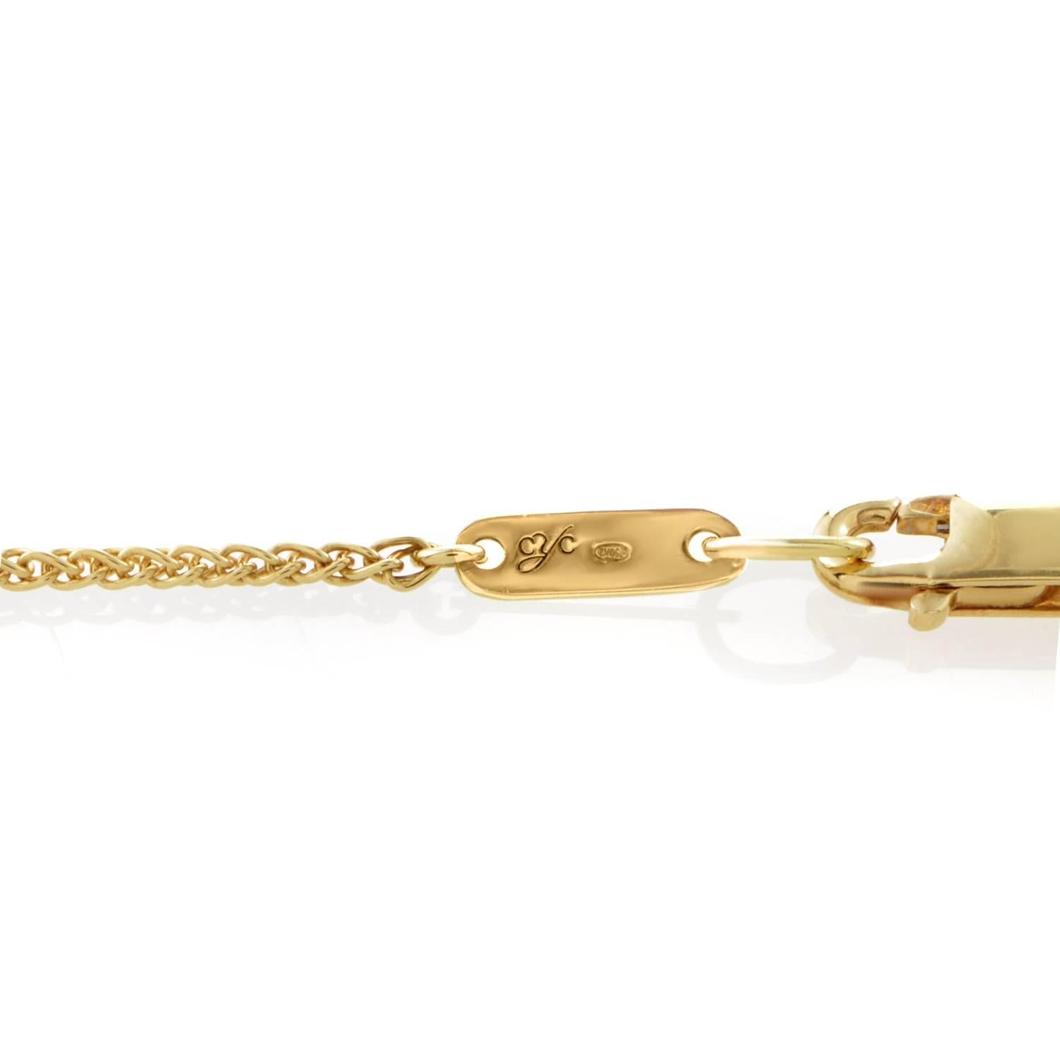 Women's Carrera y Carrera Guitarra Gold Pendant Necklace