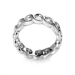 Van Cleef & Arpels White Gold Diamond Eternity Band Ring