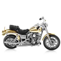 Sterling Silver Gold Harley Davidson Dyna Low Rider, 1999