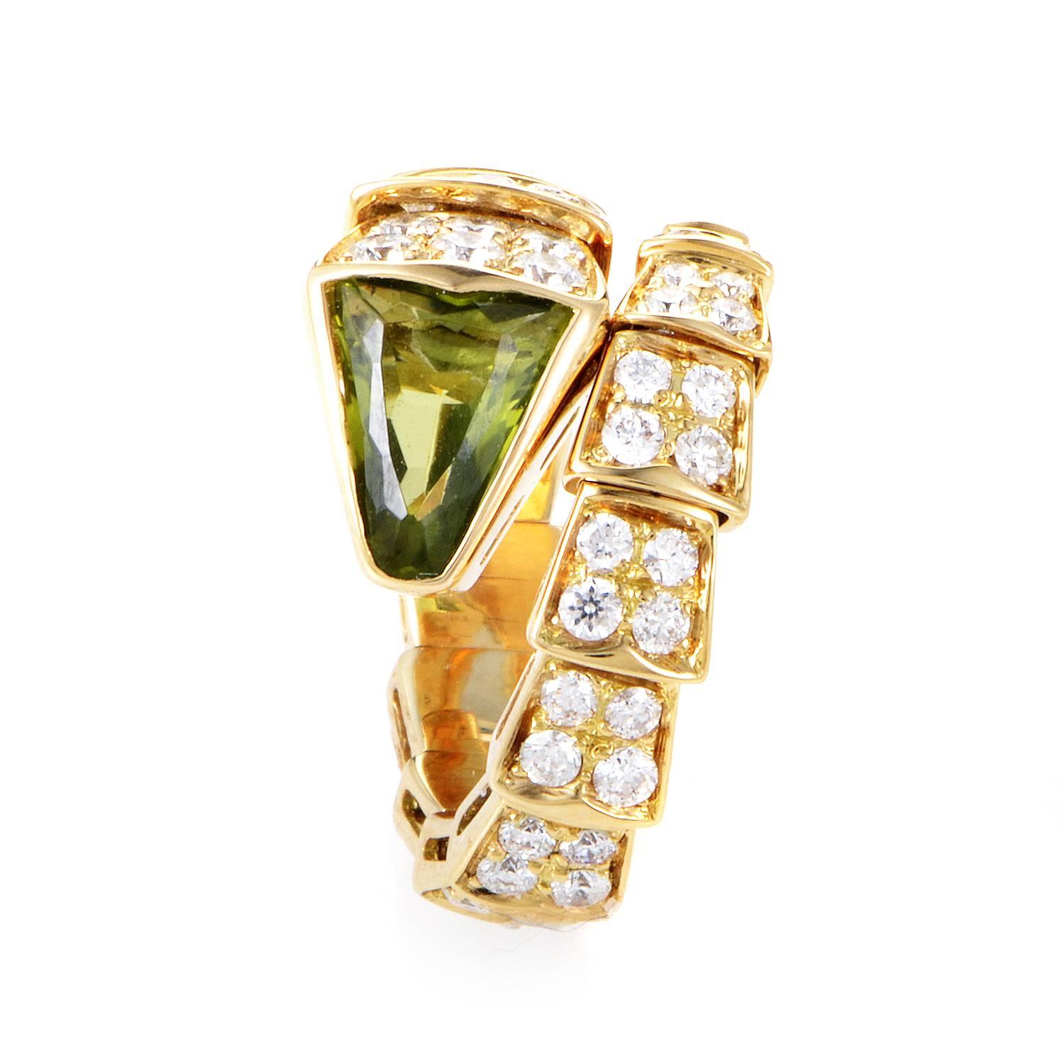 bvlgari serpenti ring yellow gold