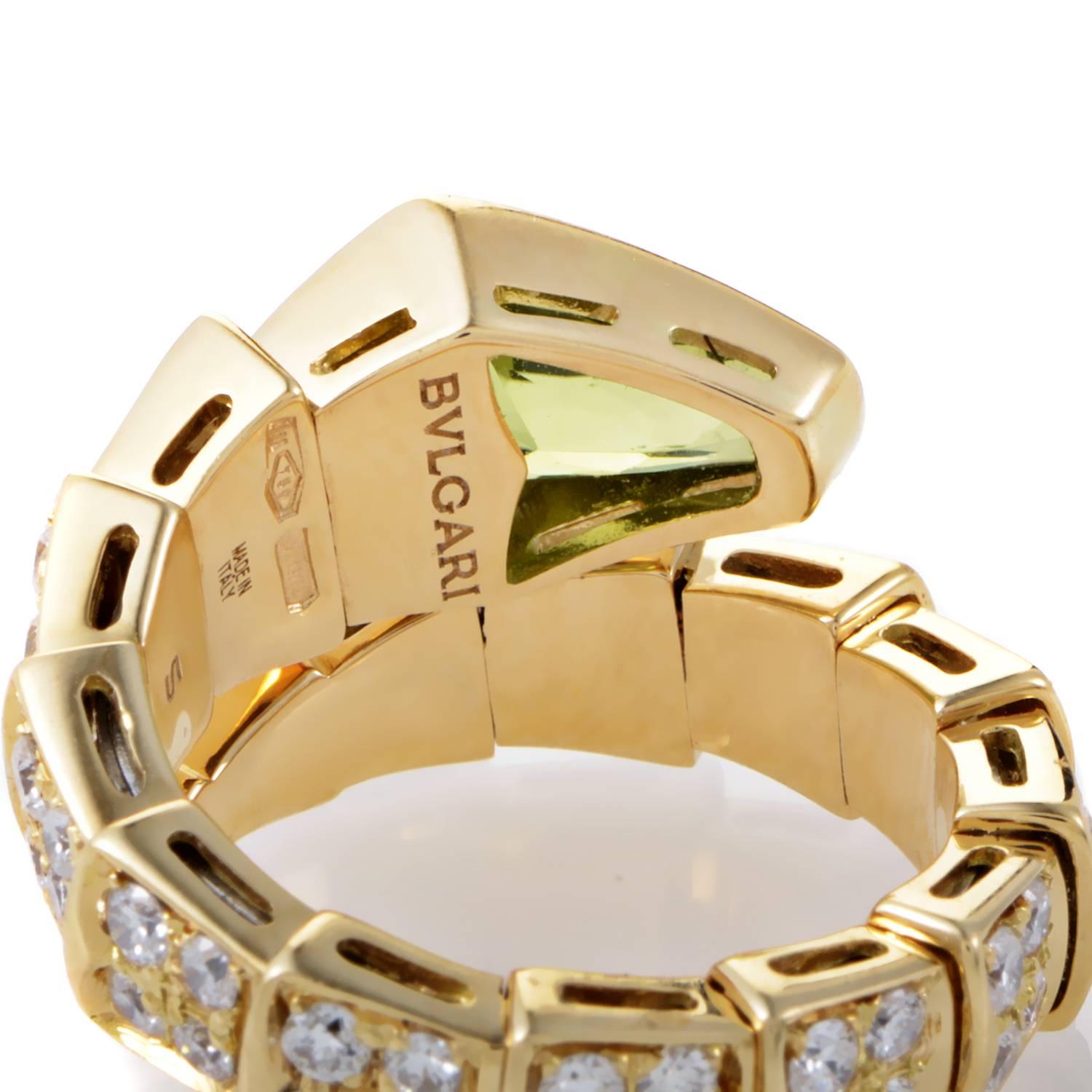 bulgari serpenti gold ring