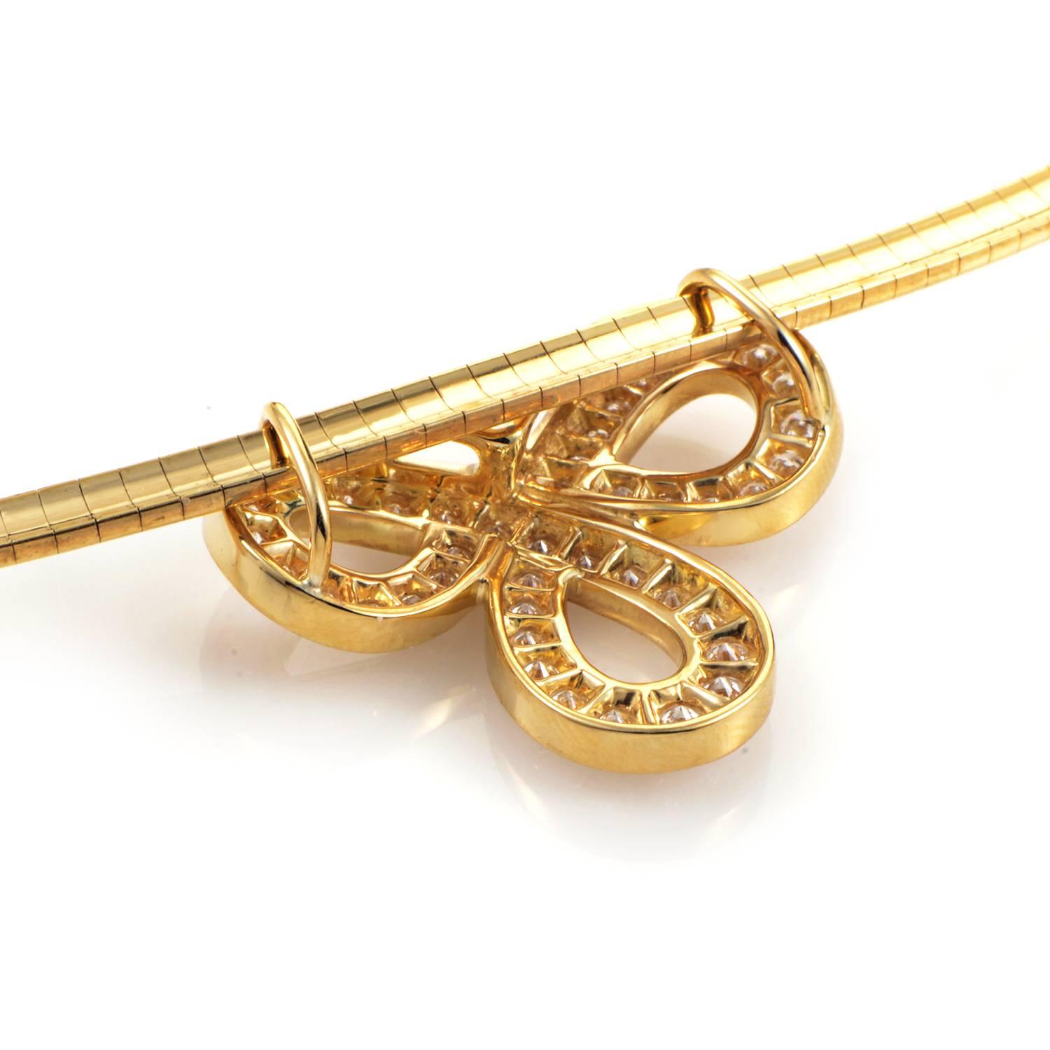Dior Diamond Gold Necklace 1