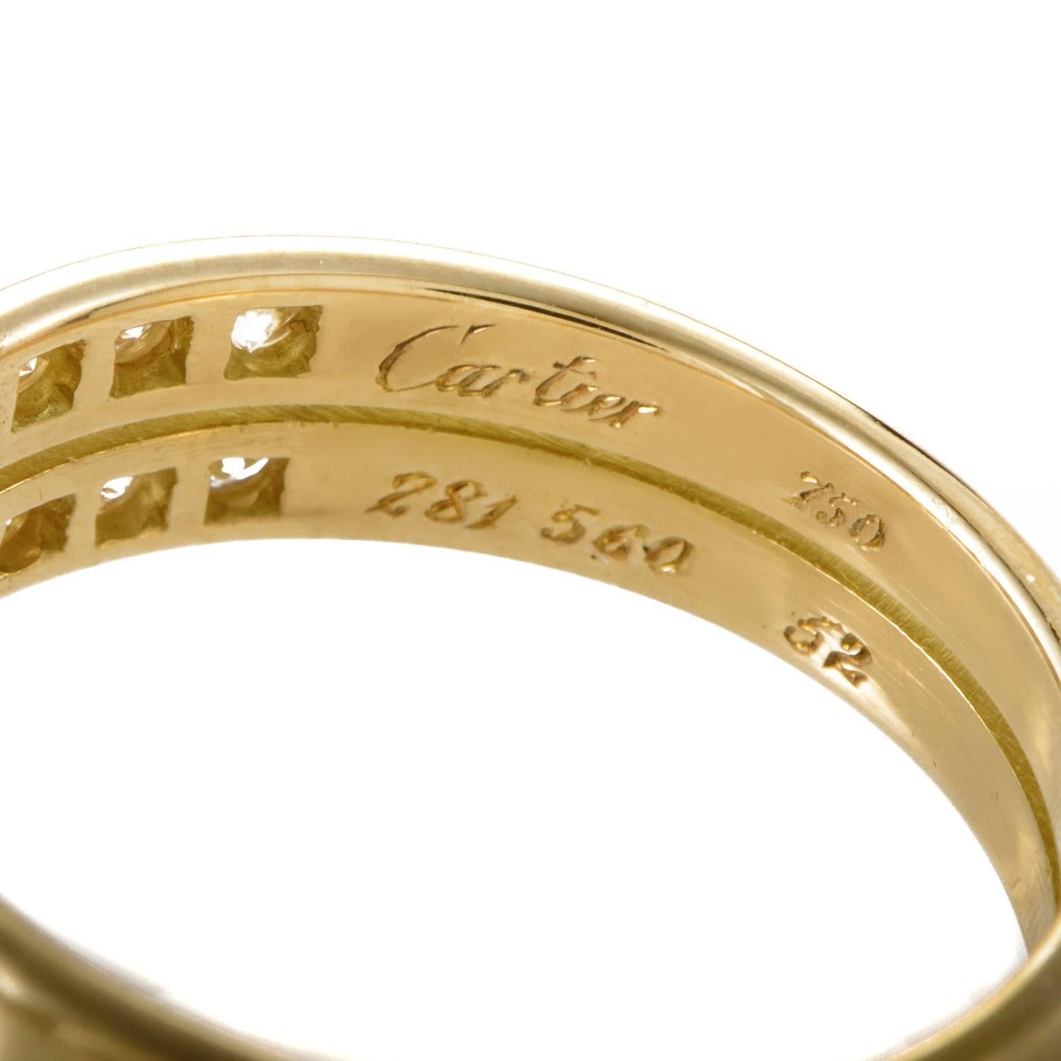Women's Cartier Diamond gold Engagement Ring