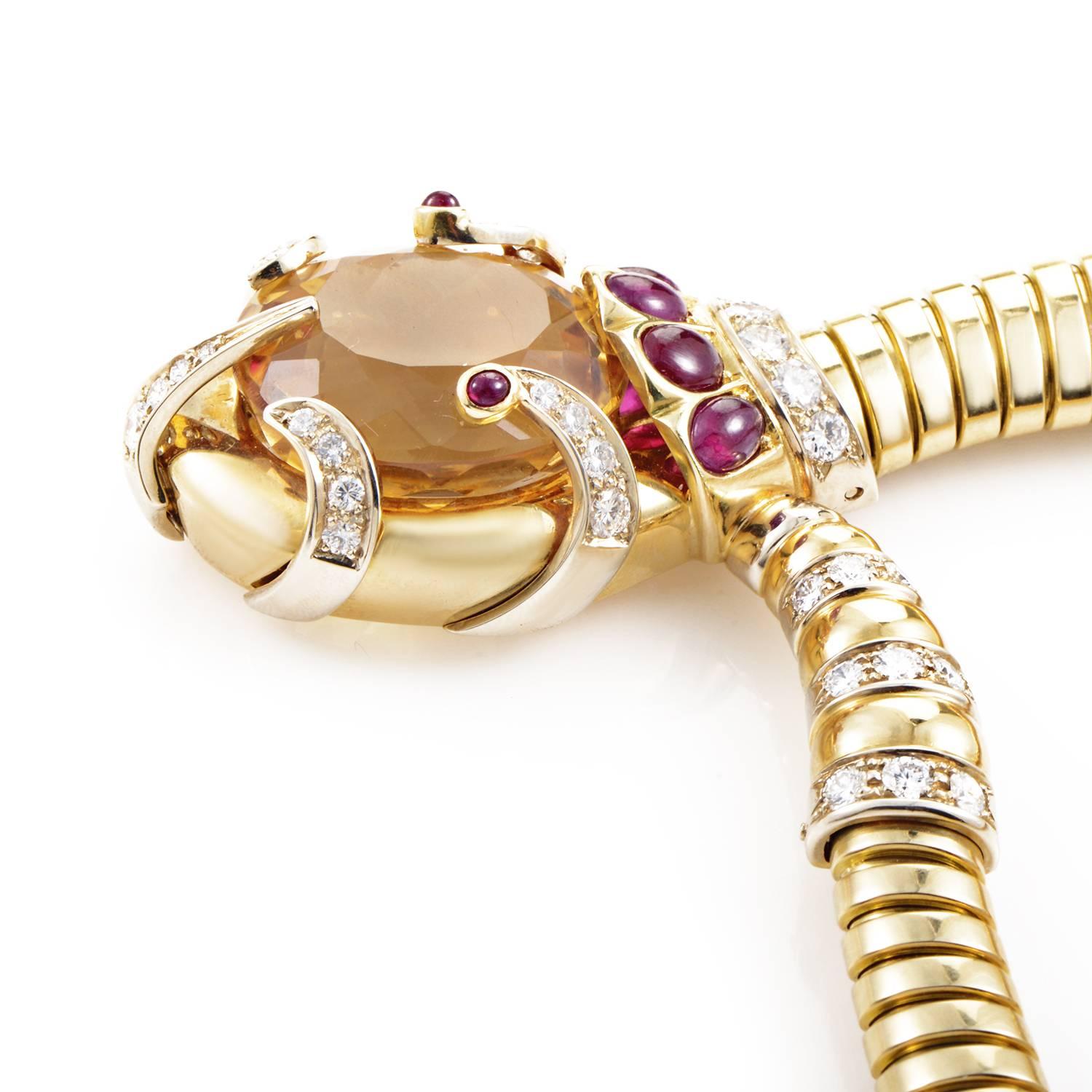 bulgari snake necklace gold