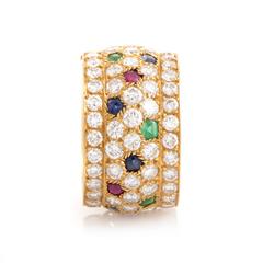 Cartier Panthere Multi-Stone Diamond Gold Ring