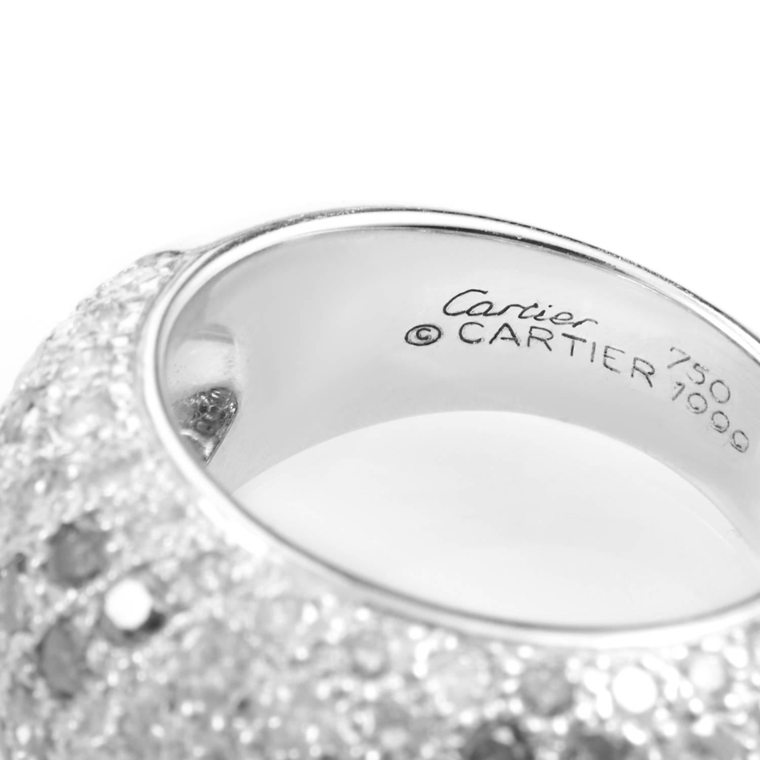 cartier pave ring
