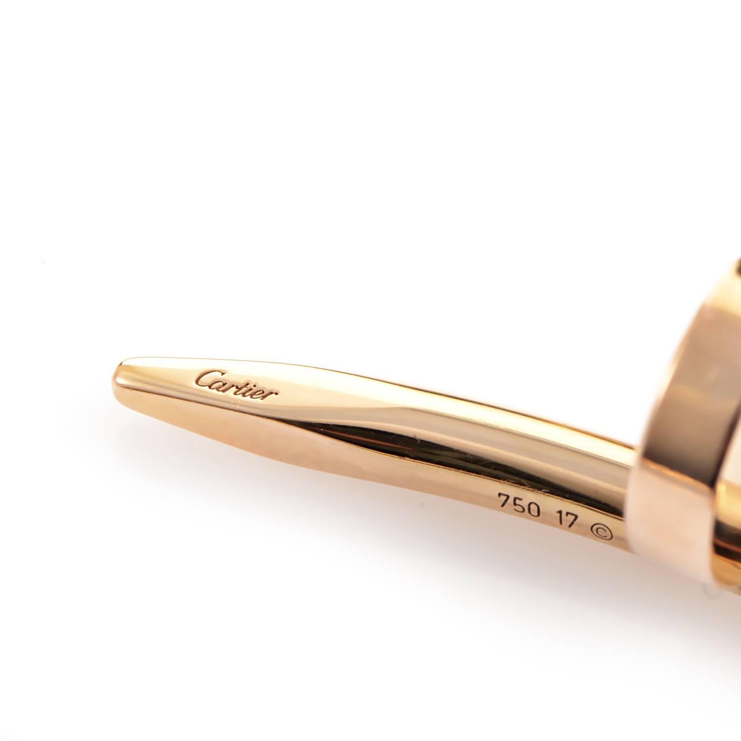 Cartier Juste un Clou Gold-Armband im Zustand „Hervorragend“ in Southampton, PA
