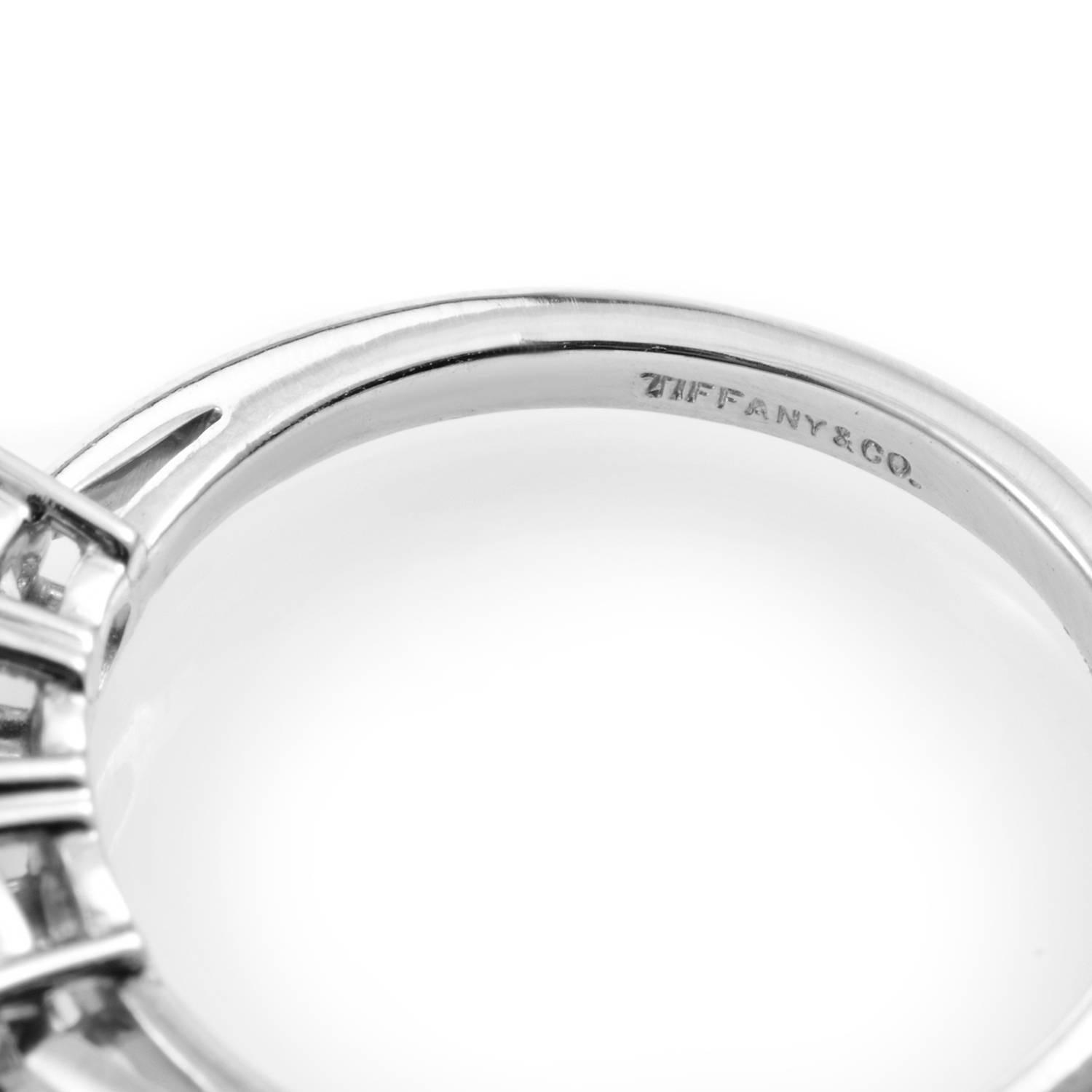 Women's Tiffany & Co. Sapphire Diamond Platinum Ring