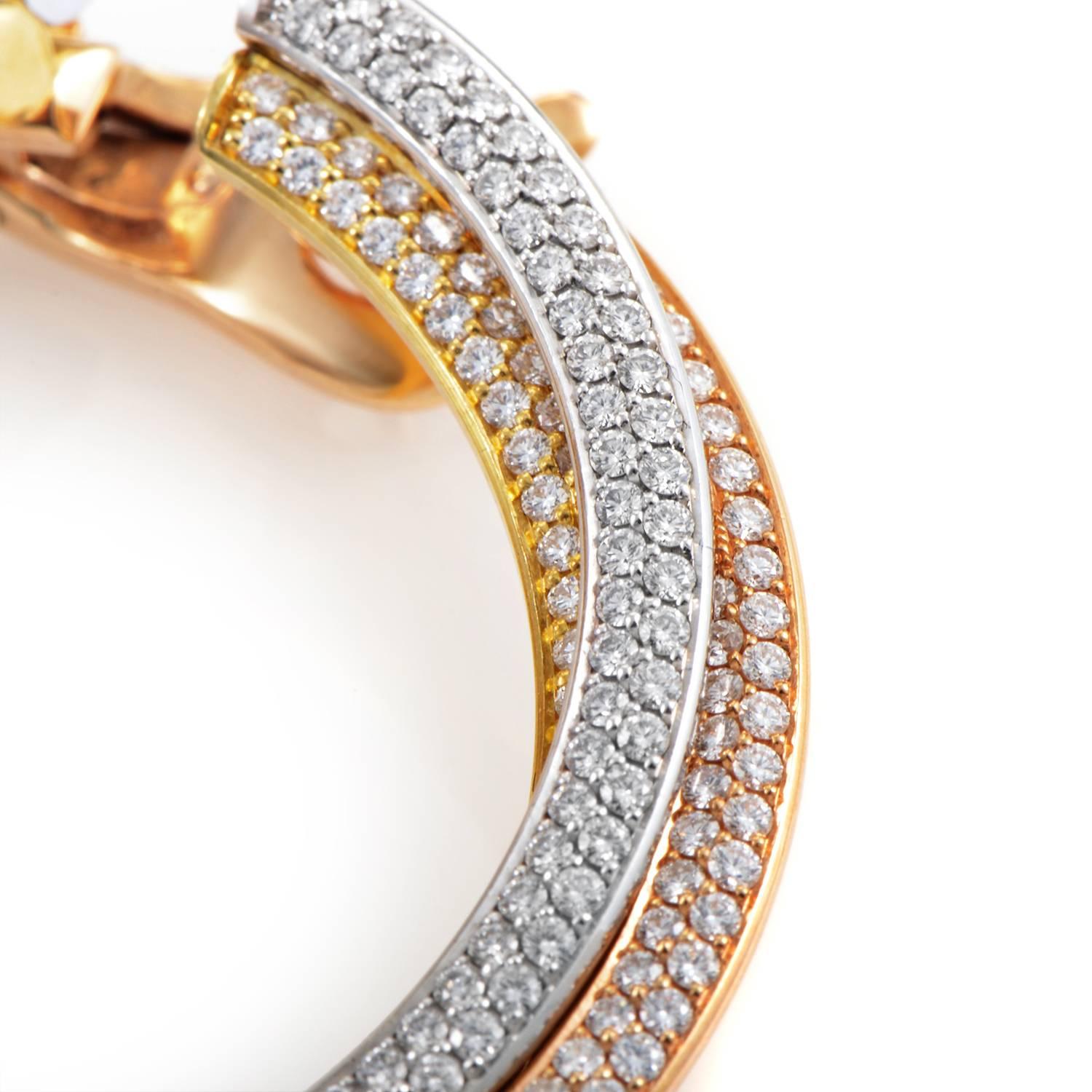 trigold earrings