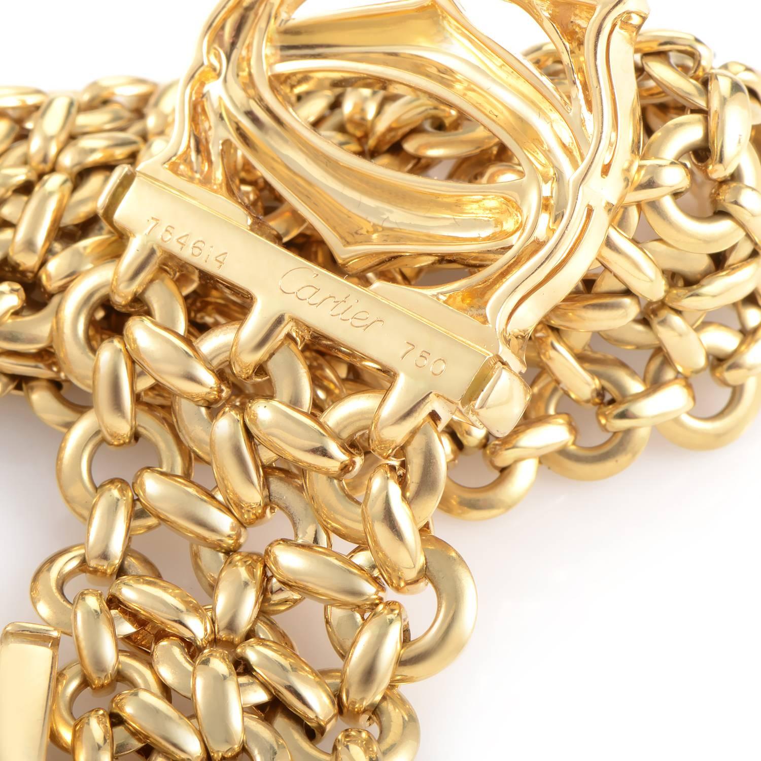 Cartier Gold Choker Halskette Damen