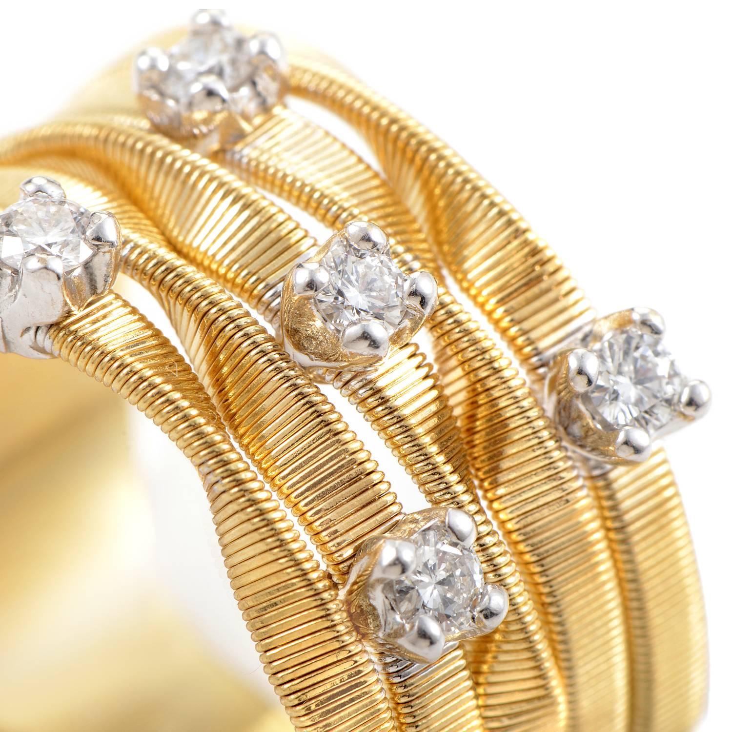 Women's or Men's Marco Bicego Marrakech Diamond Gold Ring