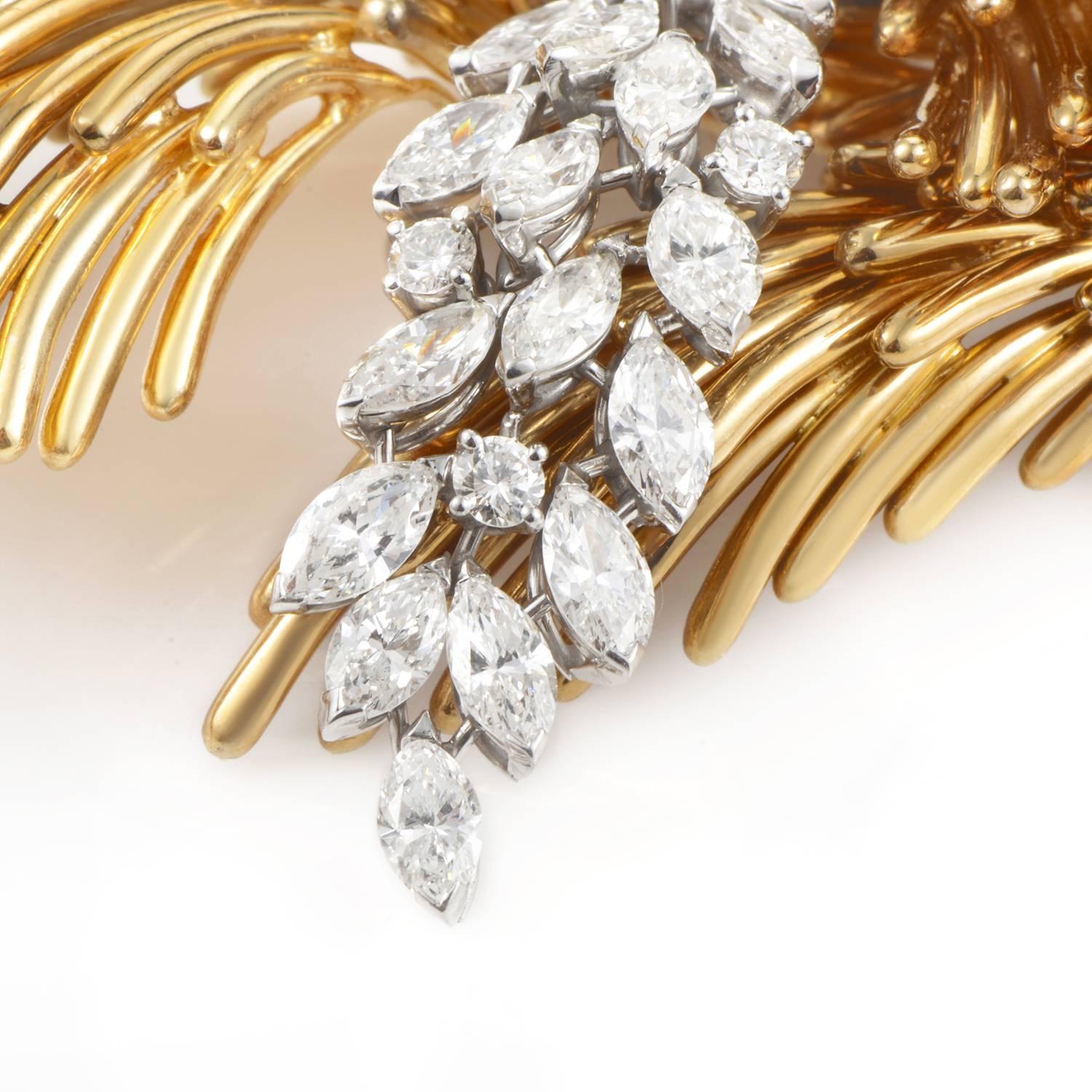 Women's Spritzer & Furman Diamond Two Color Gold Necklace