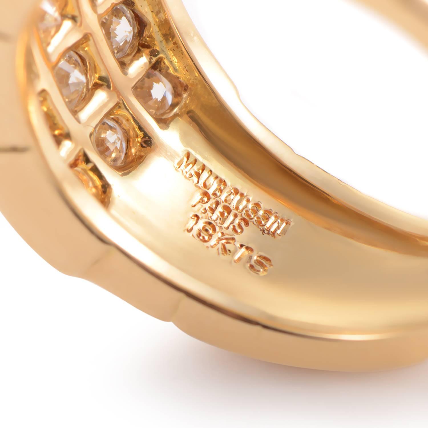 Women's Mauboussin Diamond Gold Band Ring