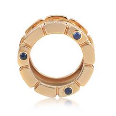 Patek Philippe Twenty-4 Sapphire Diamond Gold Band Ring