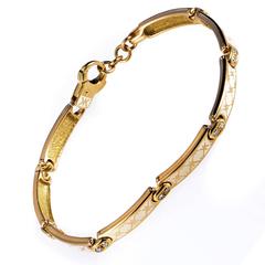 Korloff Enamel Gold Bracelet 12