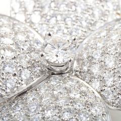 Van Cleef & Arpels Cosmos Large Diamond Gold Brooch