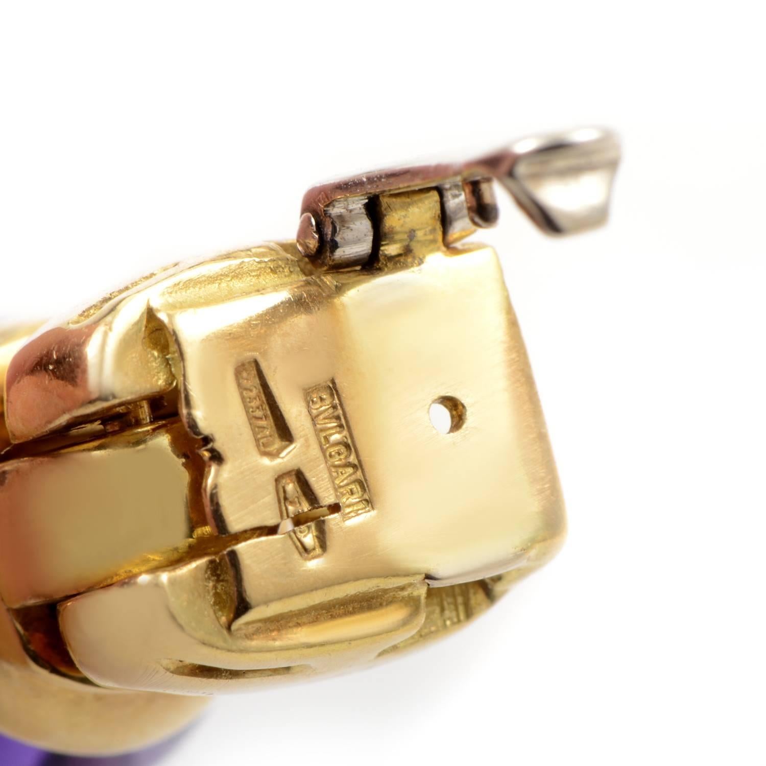 Women's Bulgari Multi-Gemstone Gold Bracelet