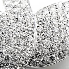 Cartier Dove of Peace Diamond Pave Gold Brooch