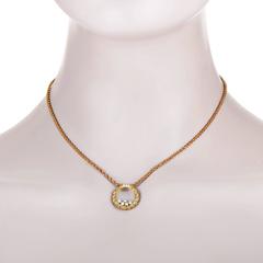 Chopard Happy Diamonds Gold Pendant Necklace