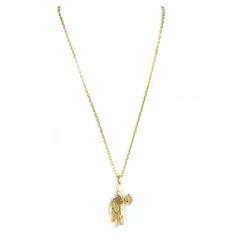 Pomellato Gold Puppet Monkey Pendant Necklace