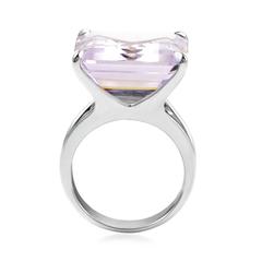 H. Stern Highlight Star Amethyst Diamond Gold Ring