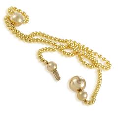 Cartier Diamond Gold Solitaire Choker Necklace