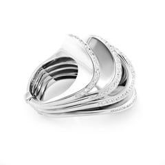 De Grisogono Multi-Band Diamond Gold Ring