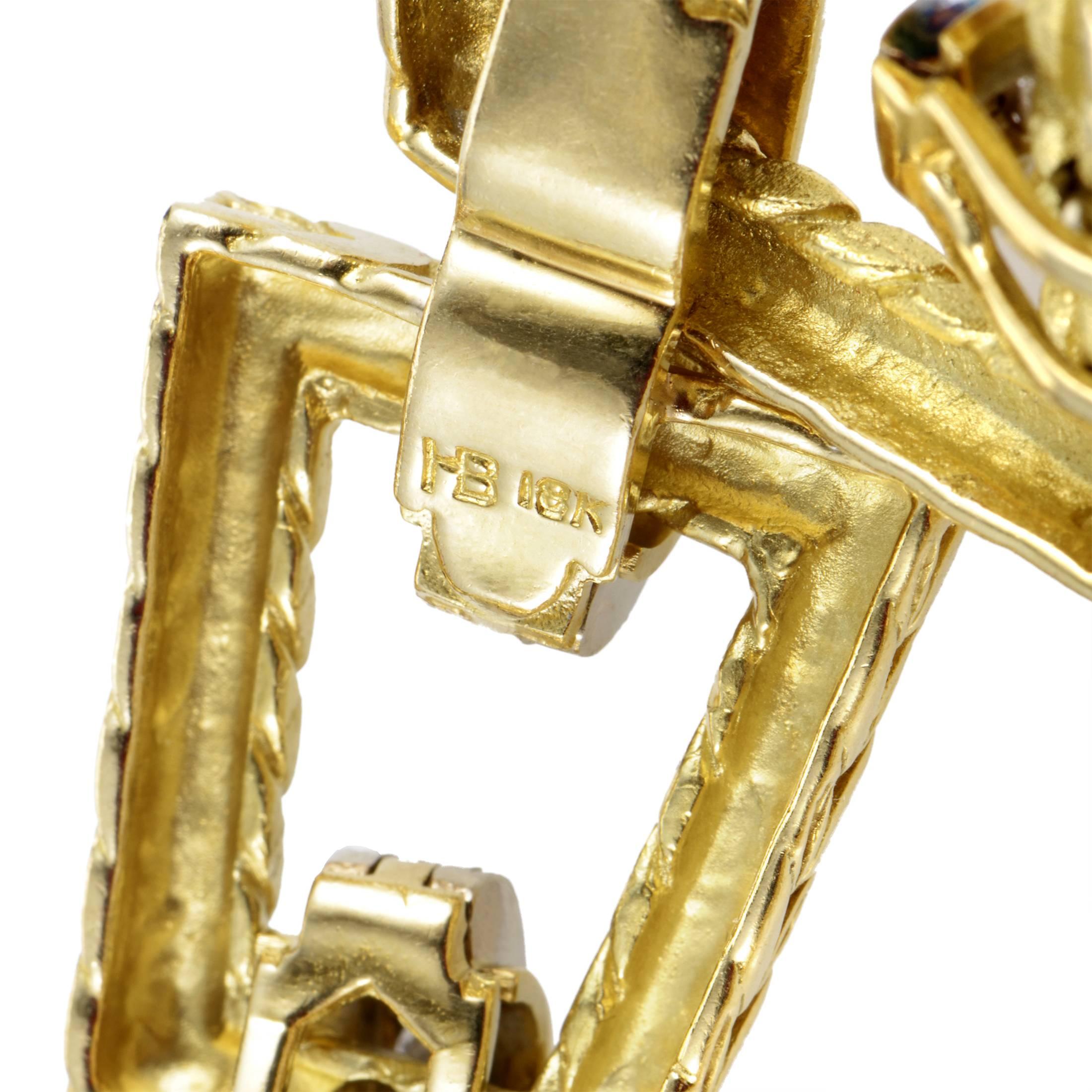 Women's Hammerman Brothers Multi-Tone Gold Diamond Link Bracelet