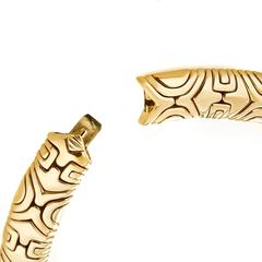 Bulgari Alveare - Collana girocollo in oro con pave di diamanti parziale