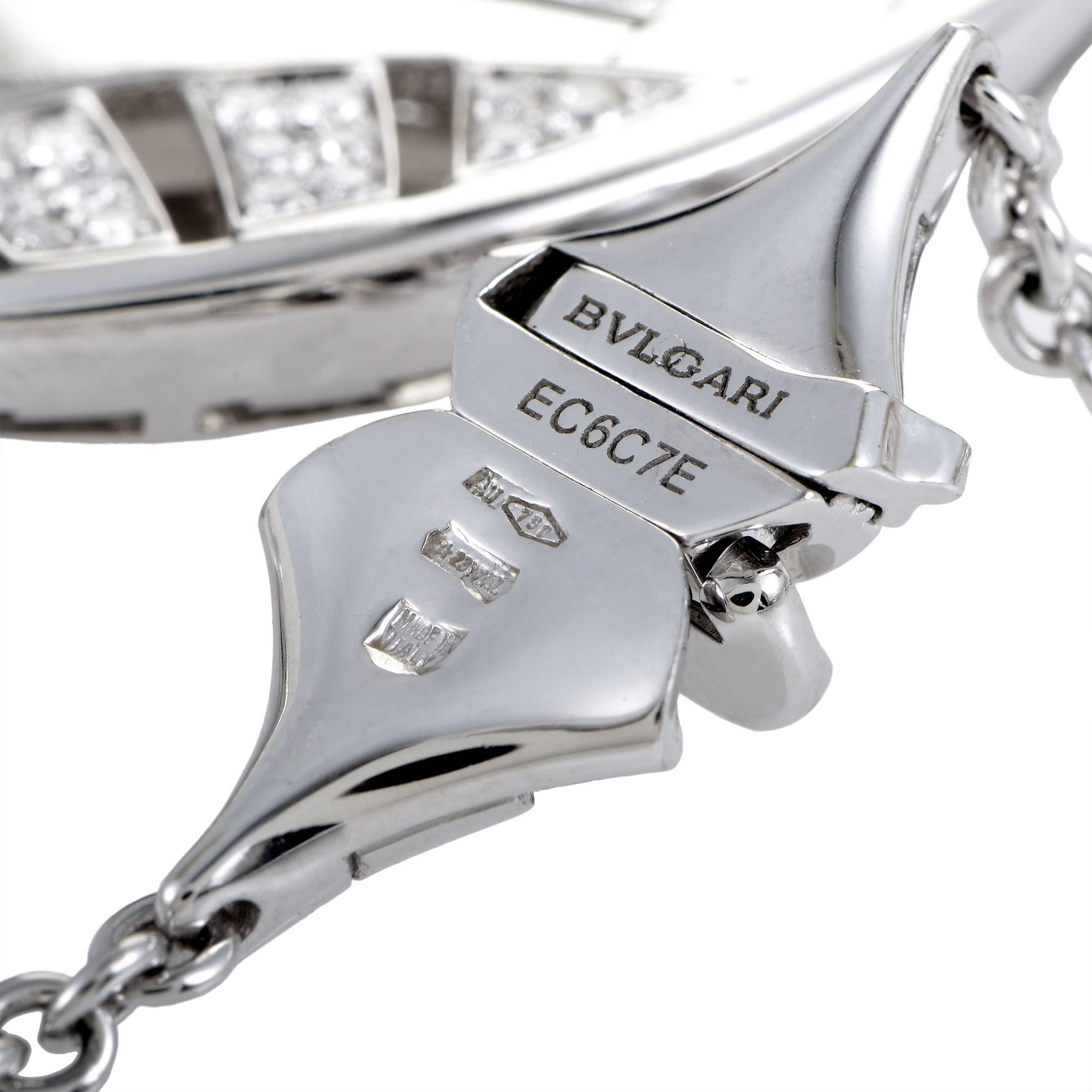 Bulgari Diva's Dream Diamond Gold Pendant Necklace In Excellent Condition In Southampton, PA