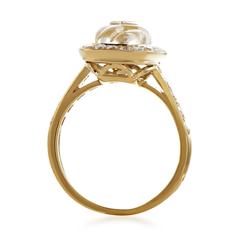 Boucheron Crystal Diamond Gold Ring