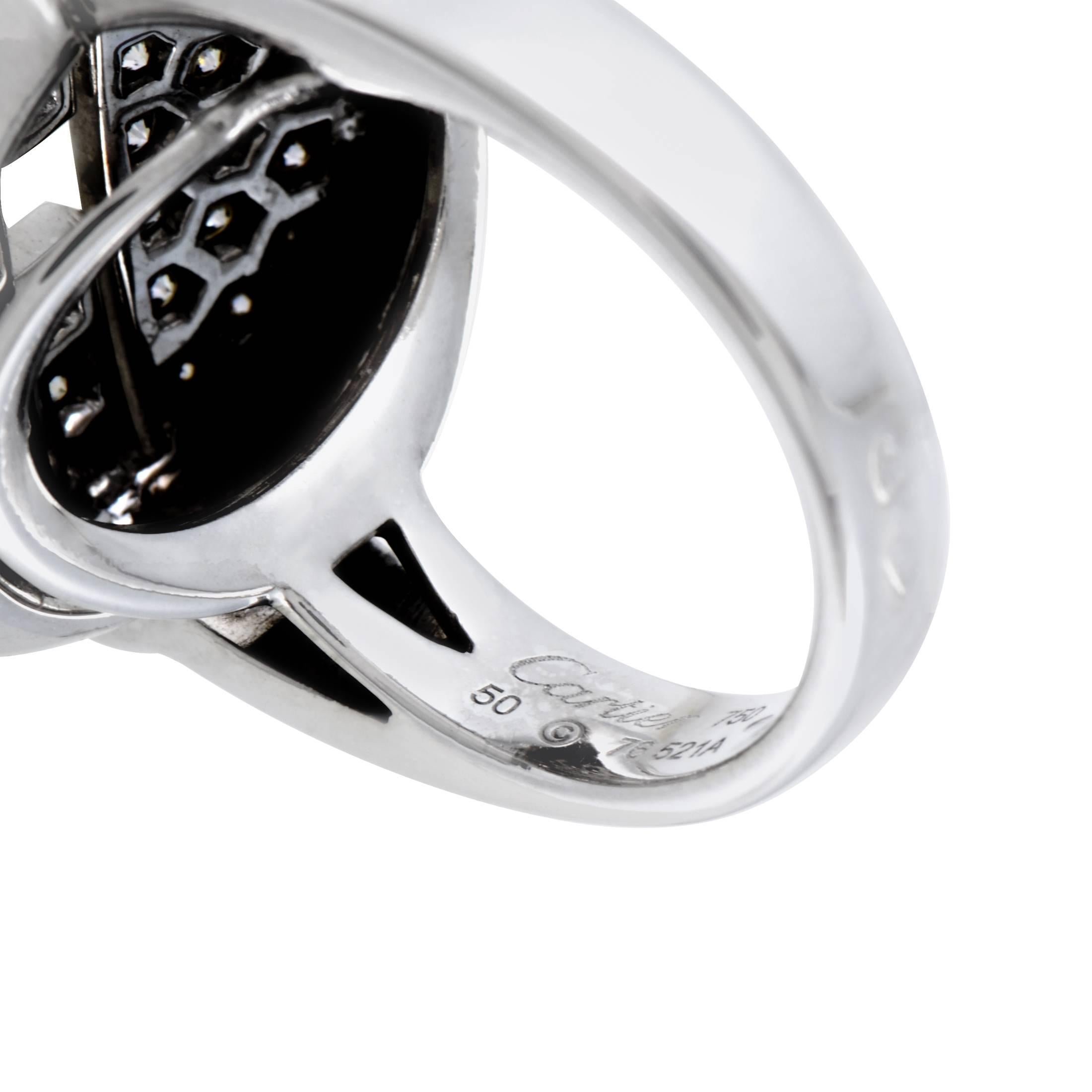 Women's Cartier Himalia White Gold Diamond Pave Ring