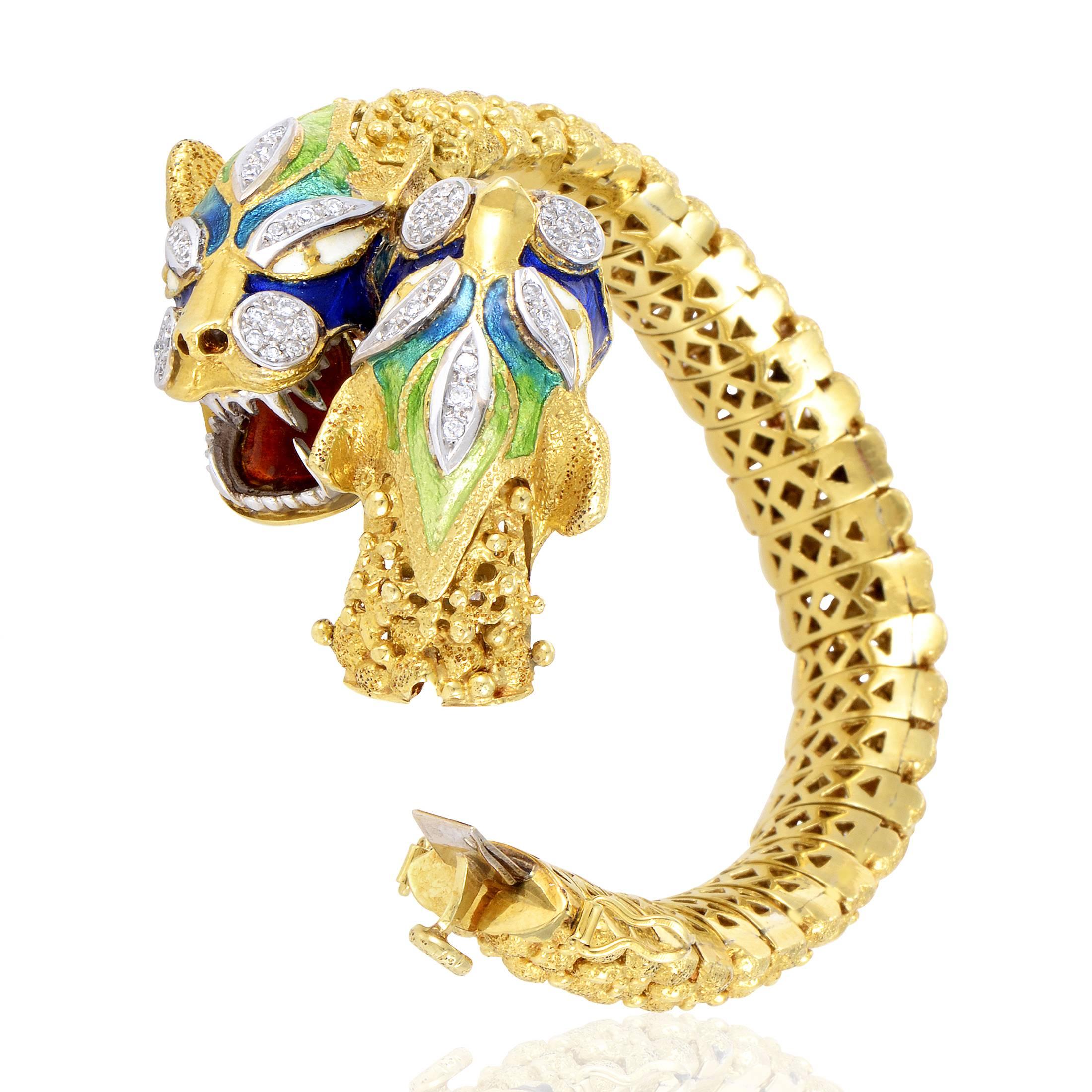 diamond dragon bracelet