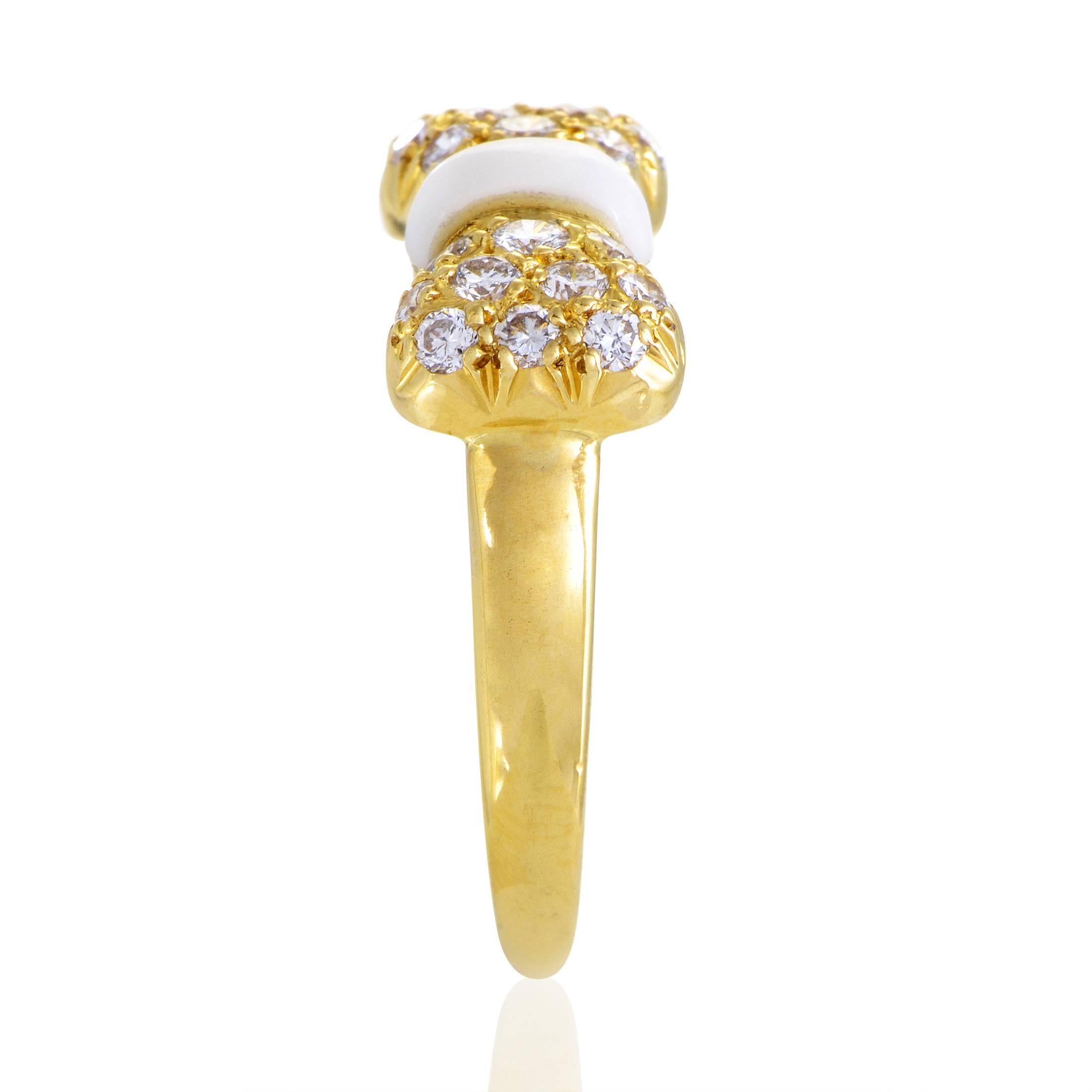 van cleef bow ring