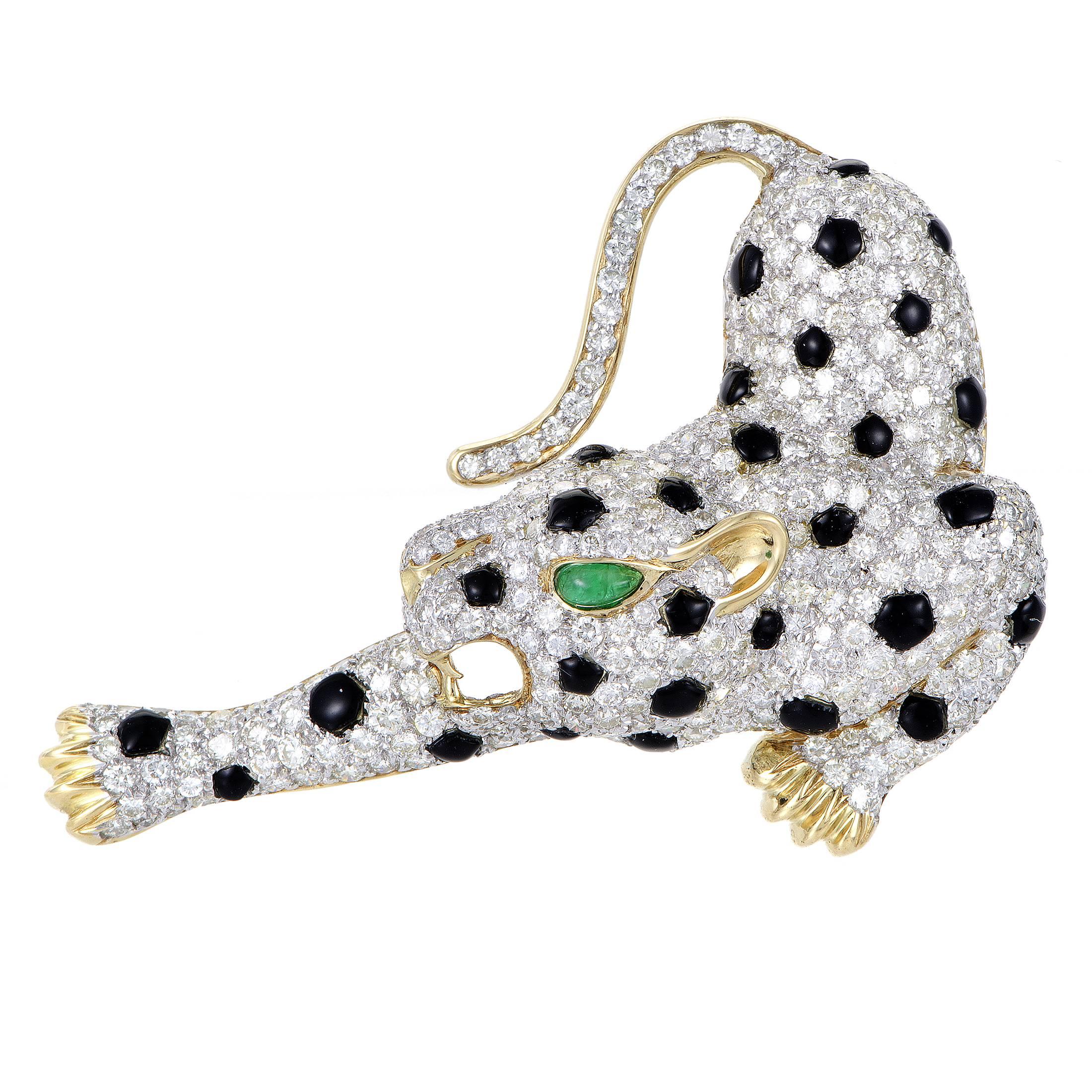 snow leopard necklace