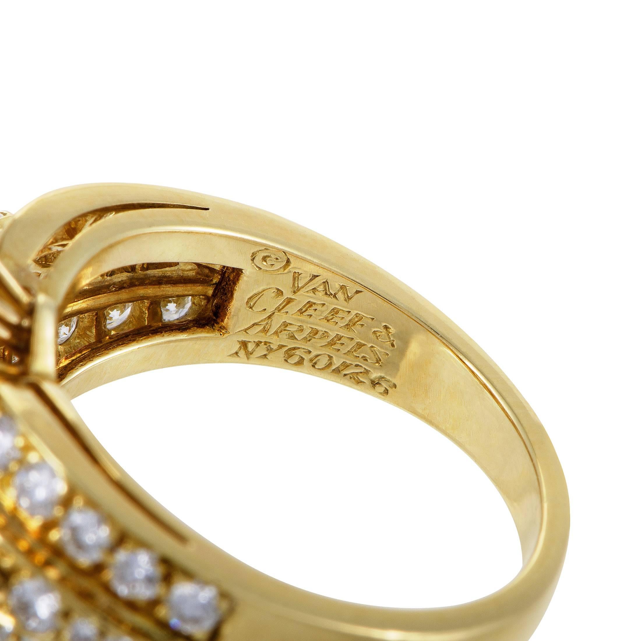 Van Cleef & Arpels Diamond Gold Engagement Ring 1