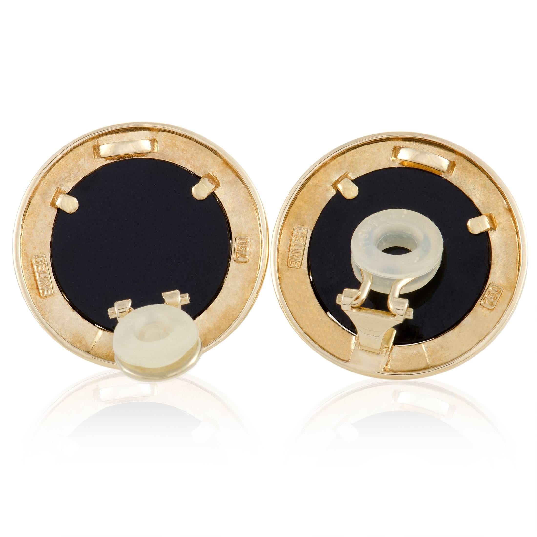 celine swirl earrings