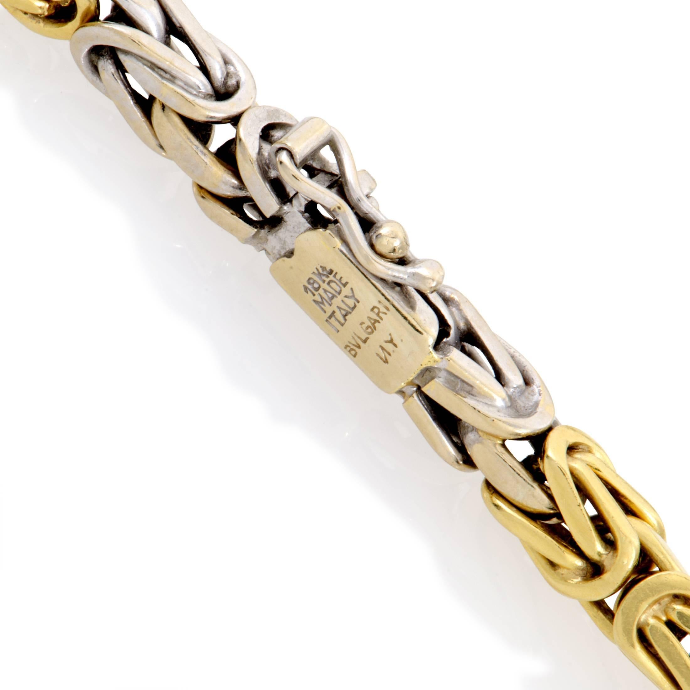 white gold and yellow gold chain