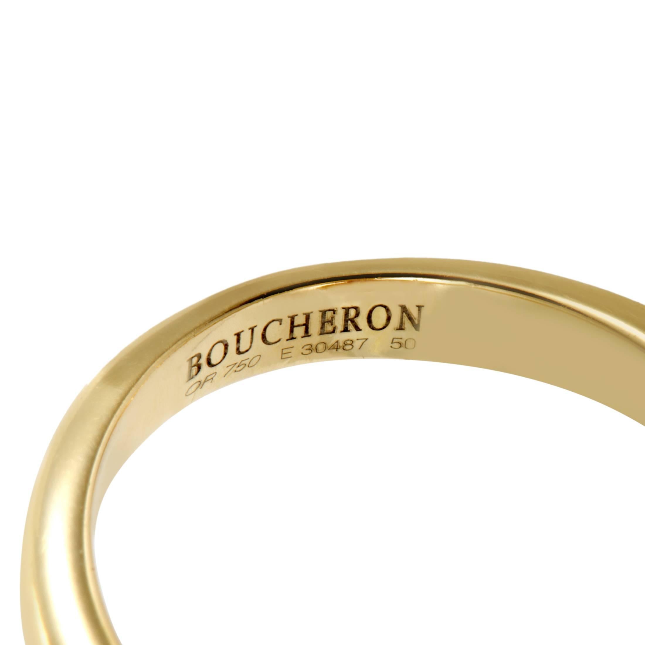 Boucheron Toi et Moi Ruby Diamond Yellow Gold Ring 1