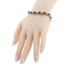 Van Cleef & Arpels Lapis Lazuli Yellow Gold Bracelet
