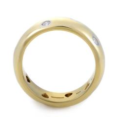 Tiffany & Co. Etoile Ten Diamond Yellow Gold and Platinum Band Ring