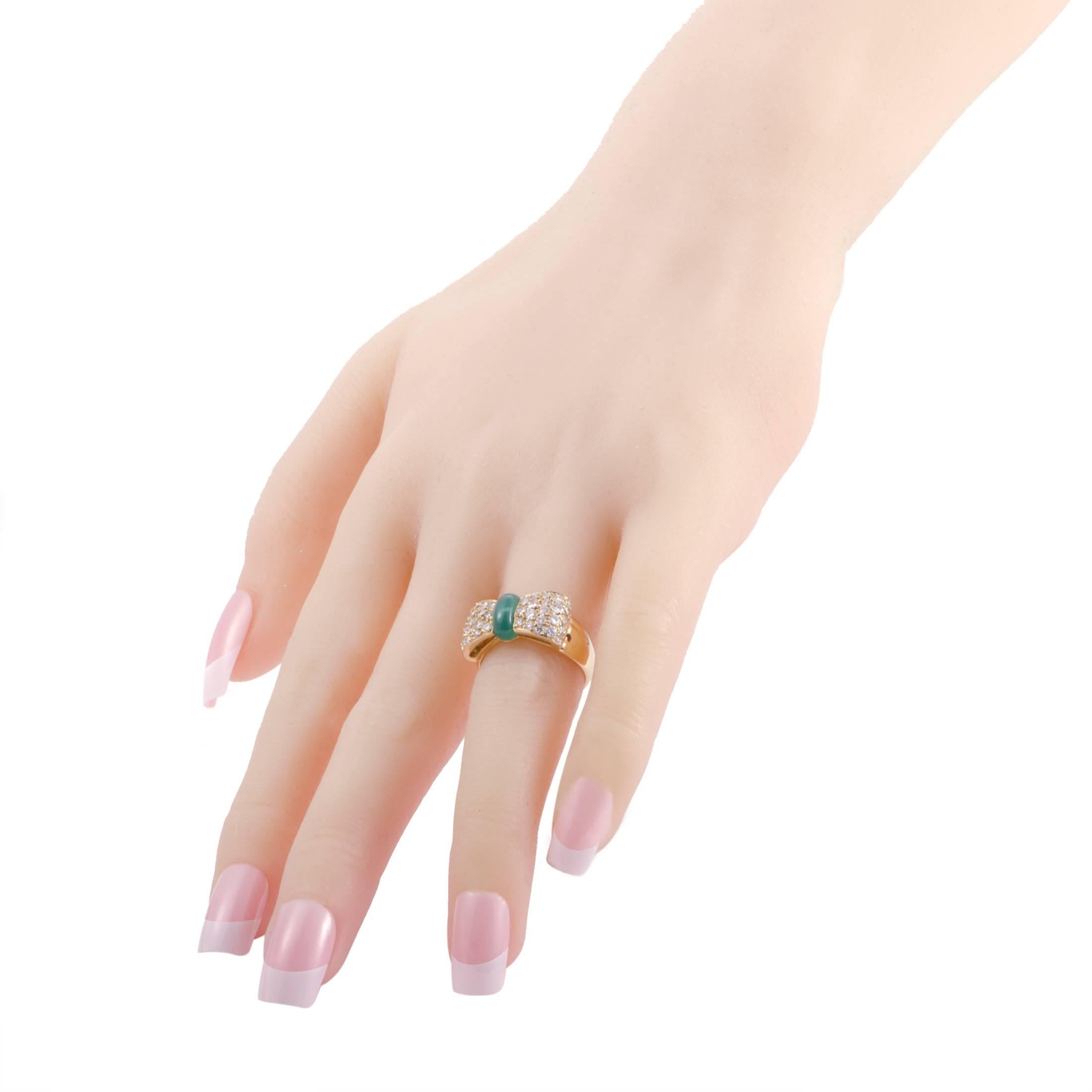 van cleef ring green