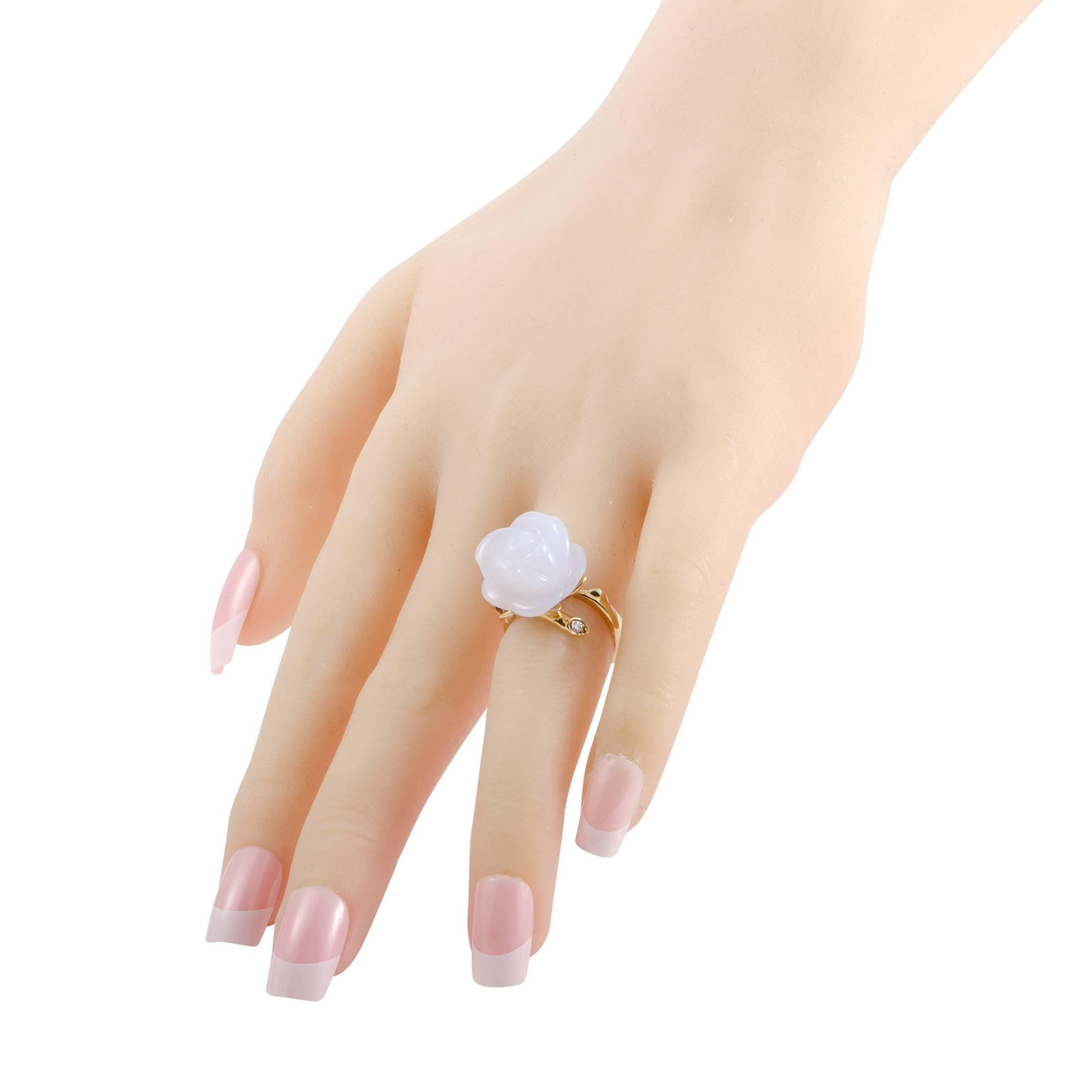 dior rose ring