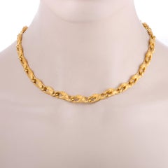 Carrera y Carrera Yellow Gold Panther Collar Necklace