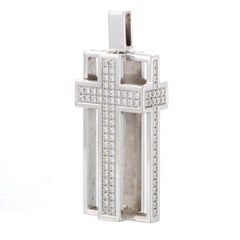 Roger Dubuis Follow Me Diamond White Gold Cross Pendant