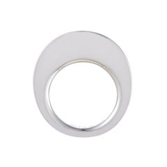 Vhernier White Gold Narrow Band Ring