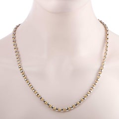 Bulgari Men's Yellow and White Gold Chain Necklace