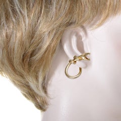 Boucheron Yellow Gold Snake Clip-On Earrings